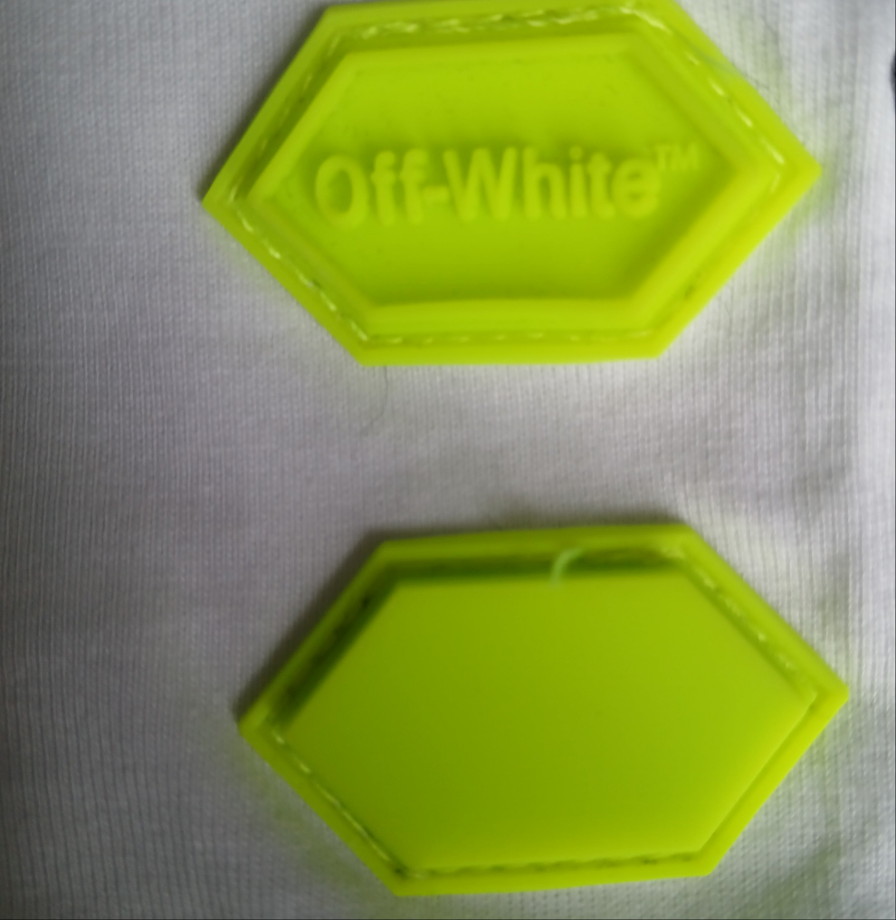 WHITE, OFF WHITE T-SHIRT L
