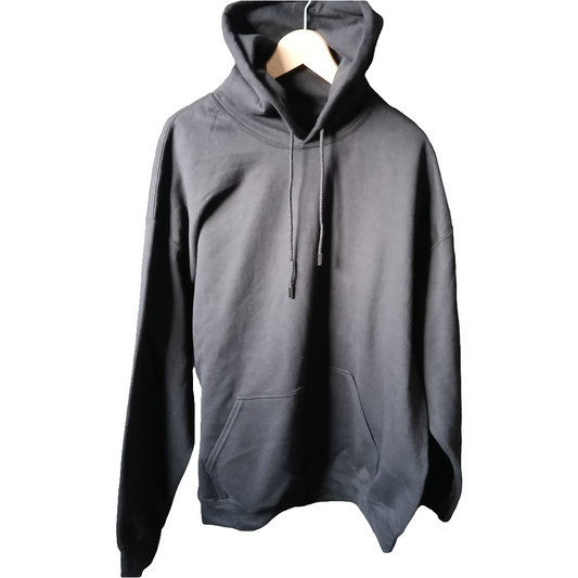 BLACK WITH PINK DESIGN HOODED SWEATSHIRT KIWI CHIPS XL
